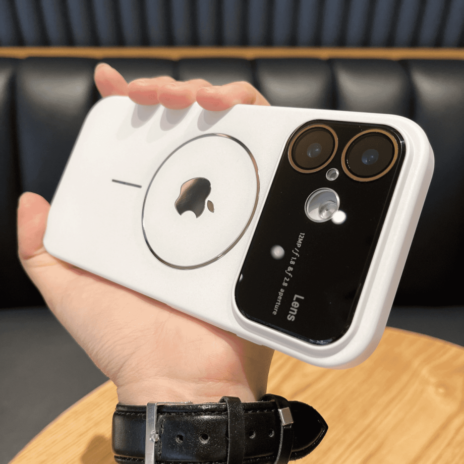 Metal magnetic skin absorbing frosted case for iPhone