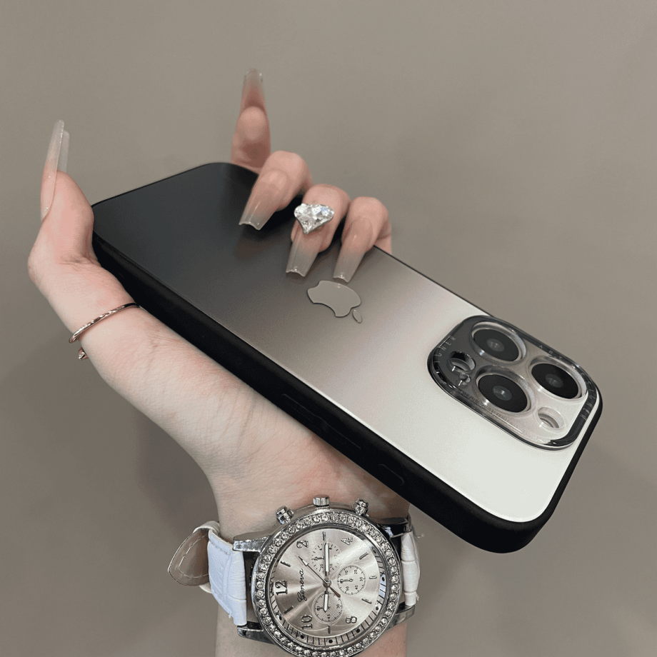Gradient anti drop frosted case for iPhone