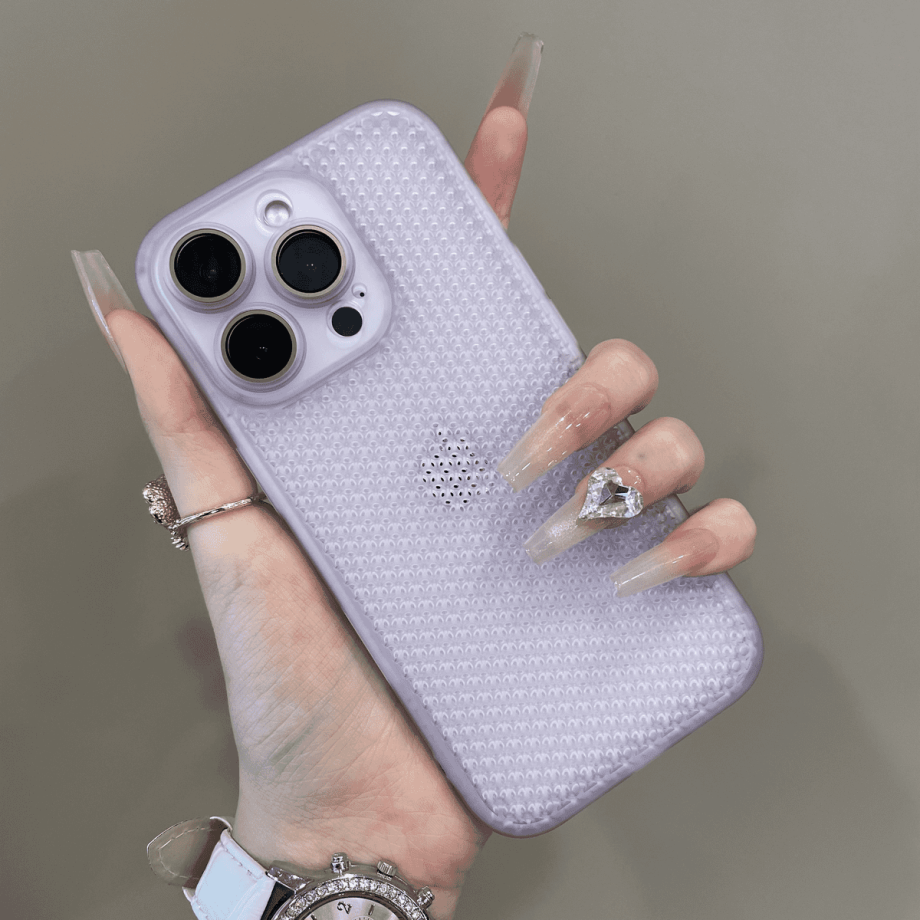 Cellular mesh heat dissipation case for iPhone