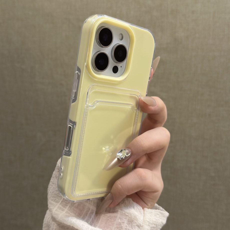 Dopamine color card photo pack case for iPhone