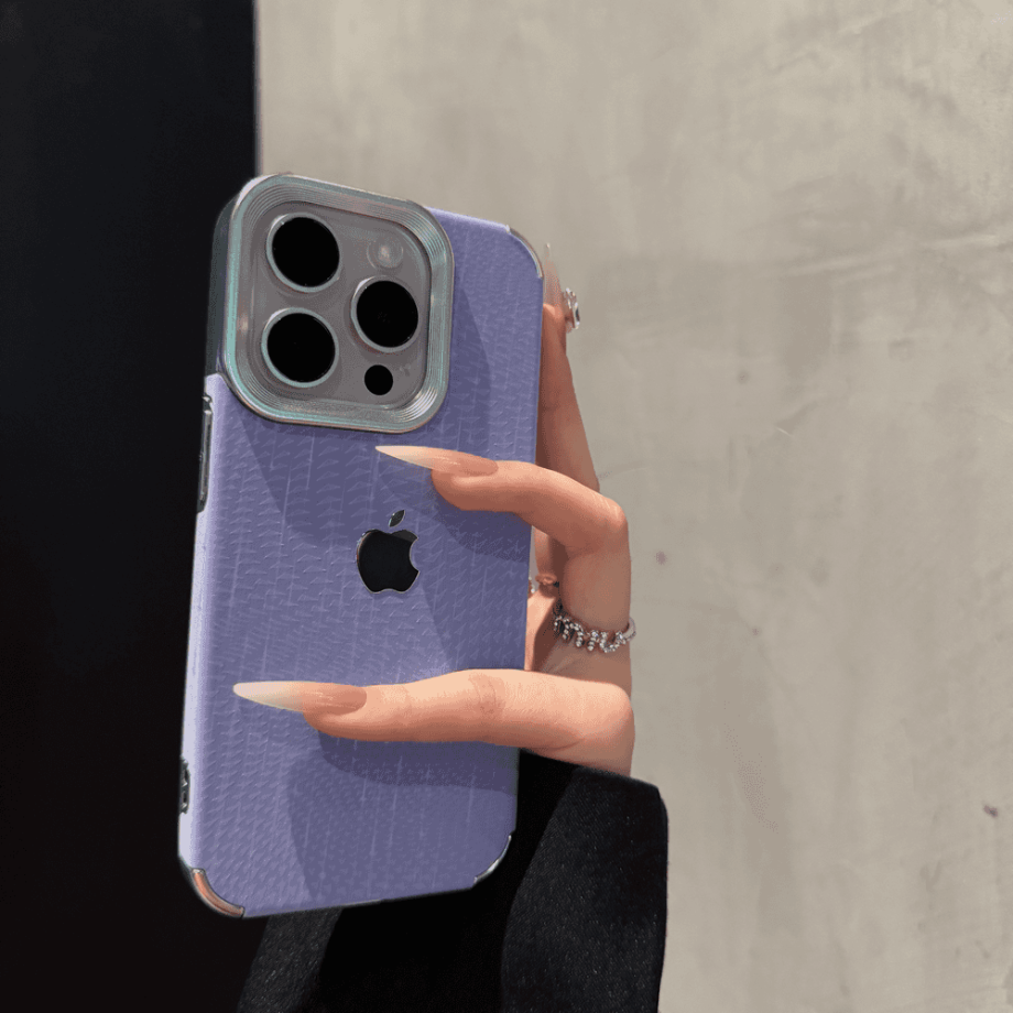 Meteor patterned electroplated case for iPhone
