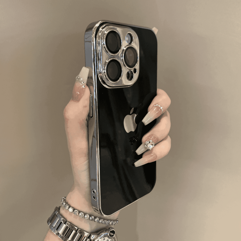 Lens protection electroplated case for iPhone