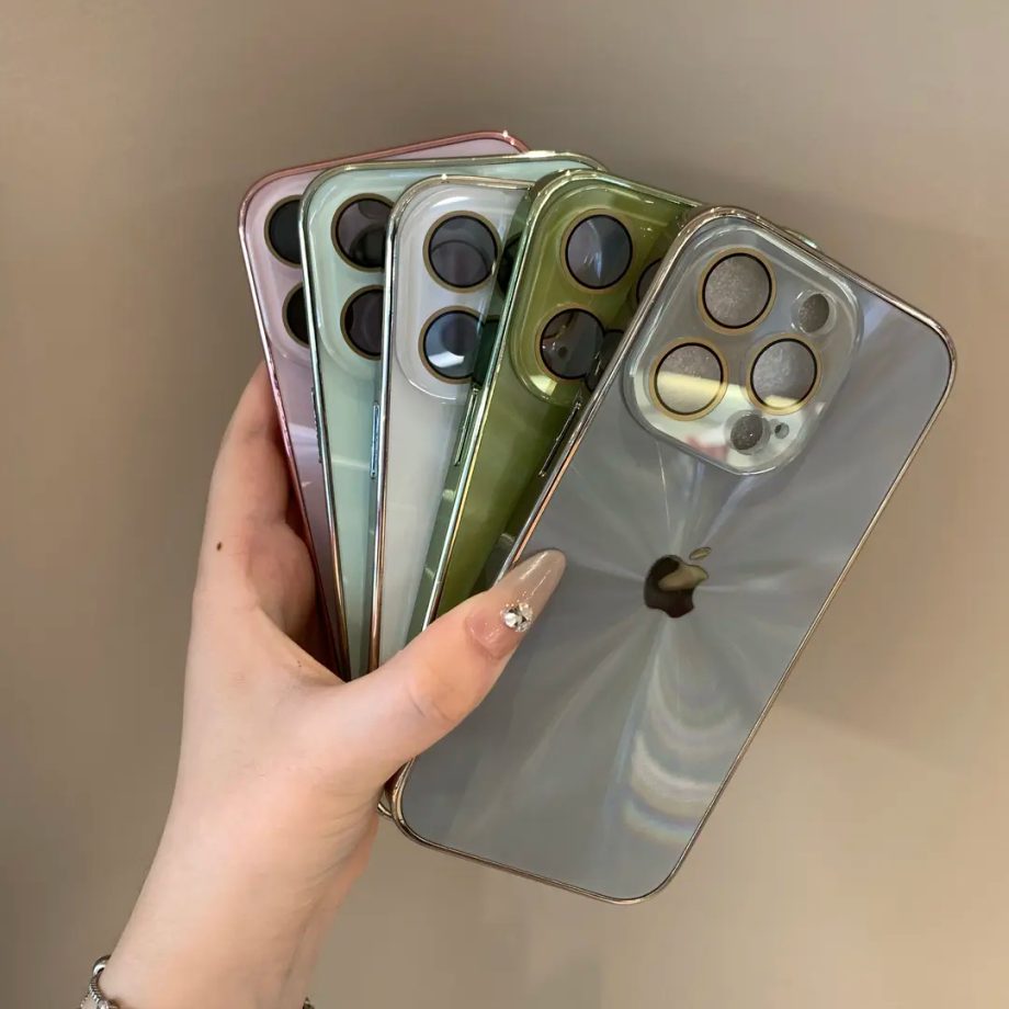 Aurora electroplating frosted case for iPhone