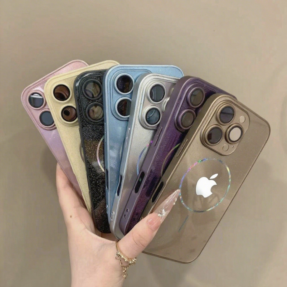 Shiny electroplated magnetic case for iPhone