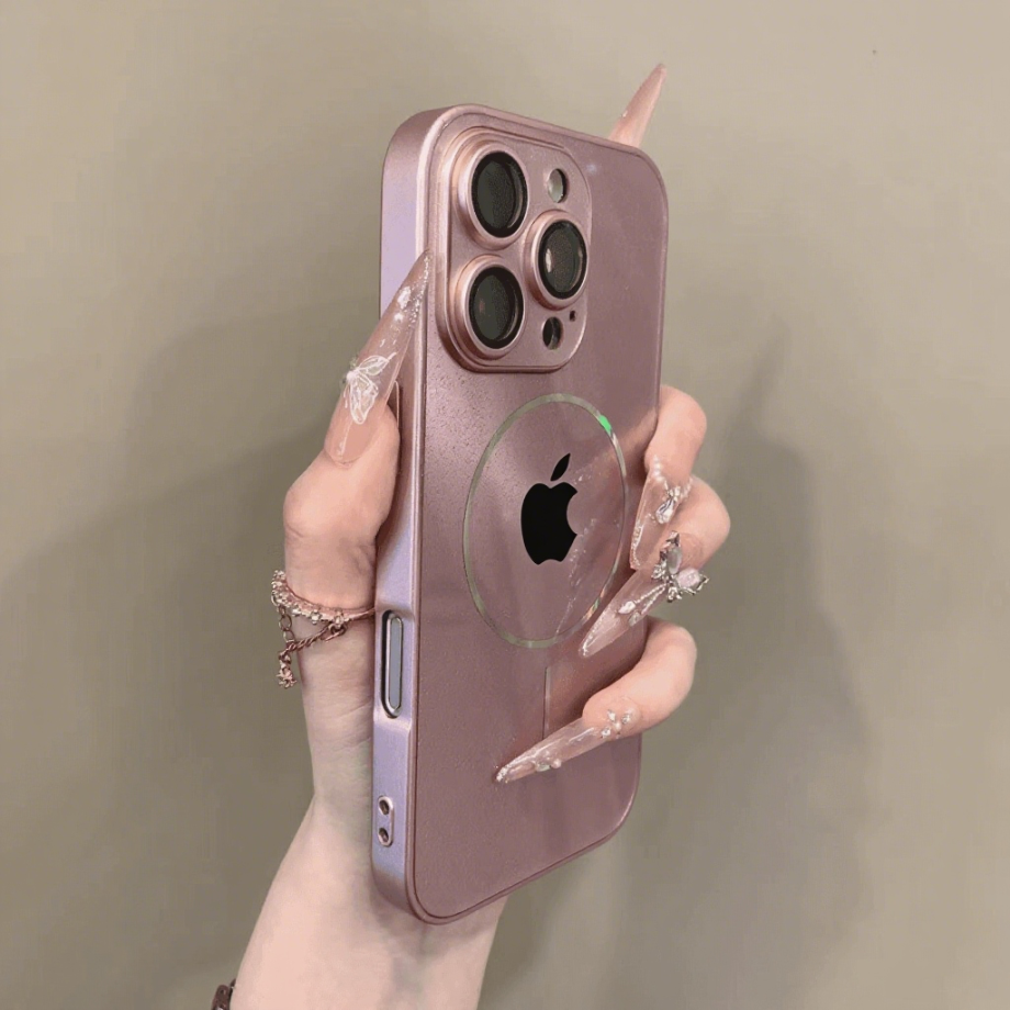 Shiny electroplated magnetic case for iPhone