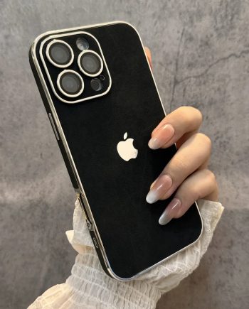New suede lens protection case for iPhone