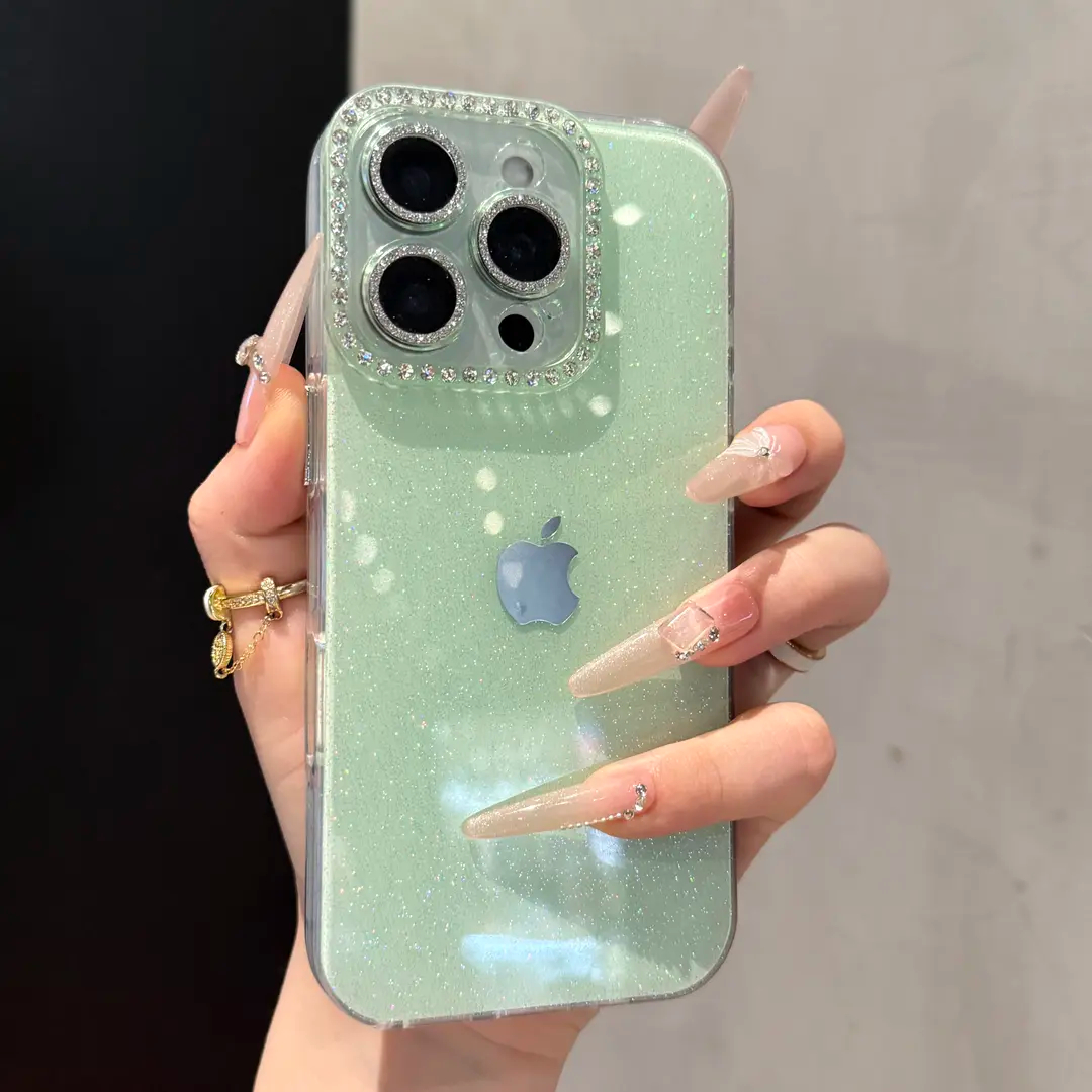 Luxury Glitter Camera Lens Case for iPhone - Image 2
