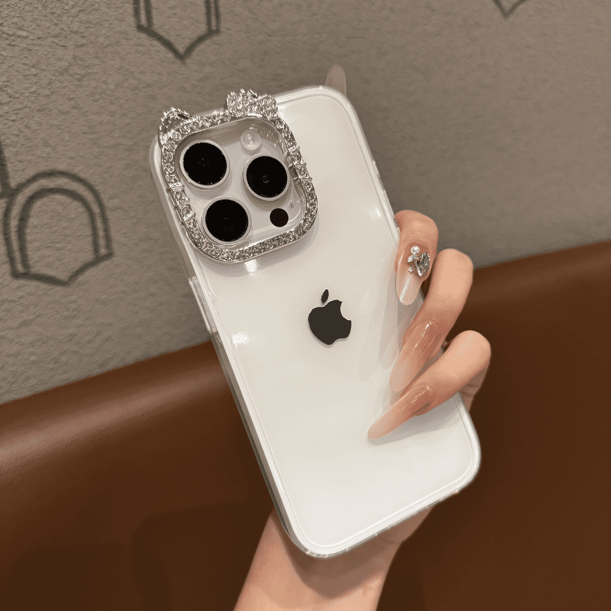 Cat lens frame jelly case for iPhone - Image 5