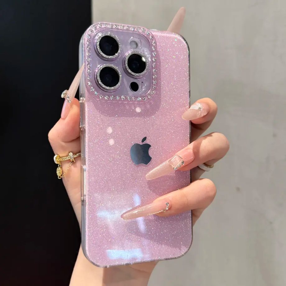 Luxury Glitter Camera Lens Case for iPhone