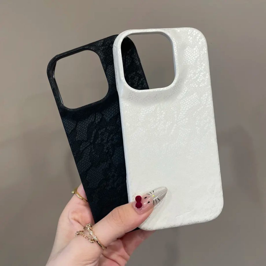 Premium Lace-patterned Half-cover Case for iPhone