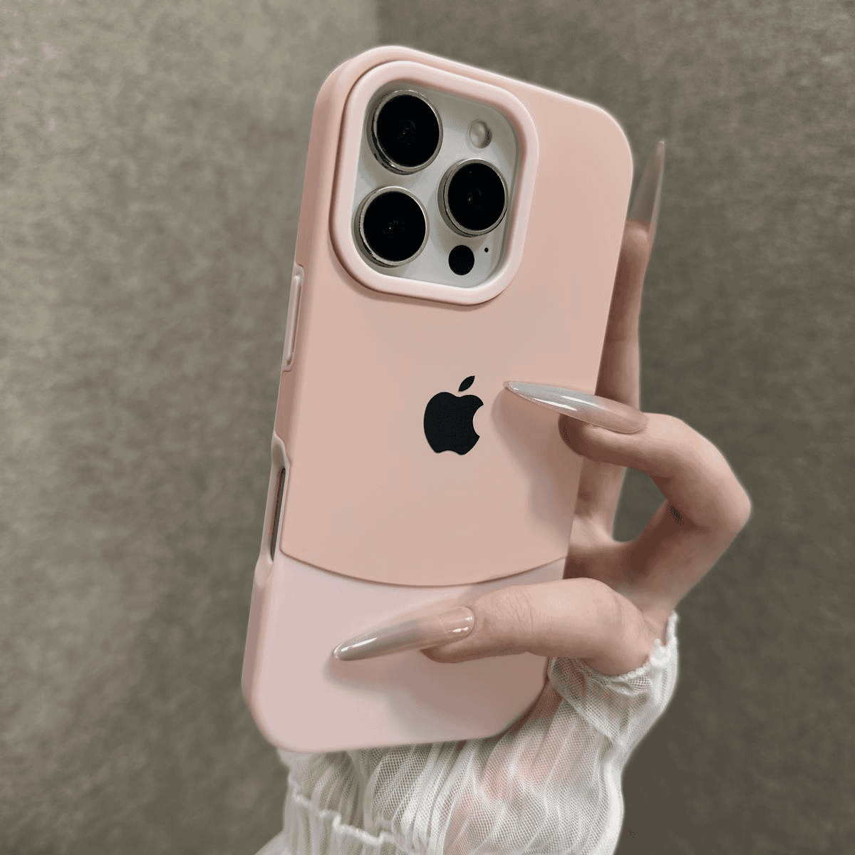 High - appearance Stitched contrast color case for iPhone - Image 6