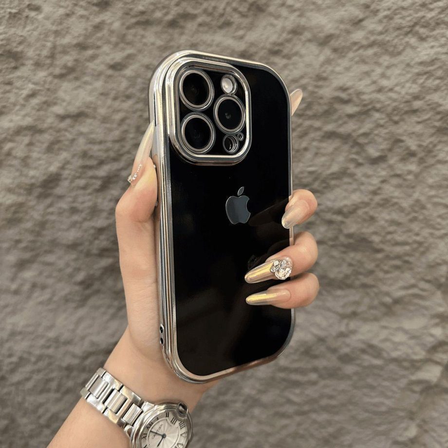 Oval air cushion anti-drop case for iPhone