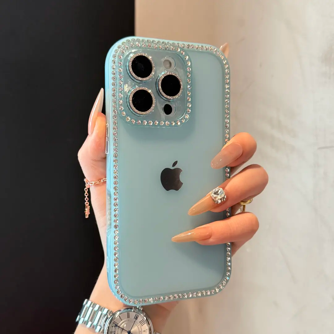 New double-sided diamond-embedded case for iPhone - Image 6