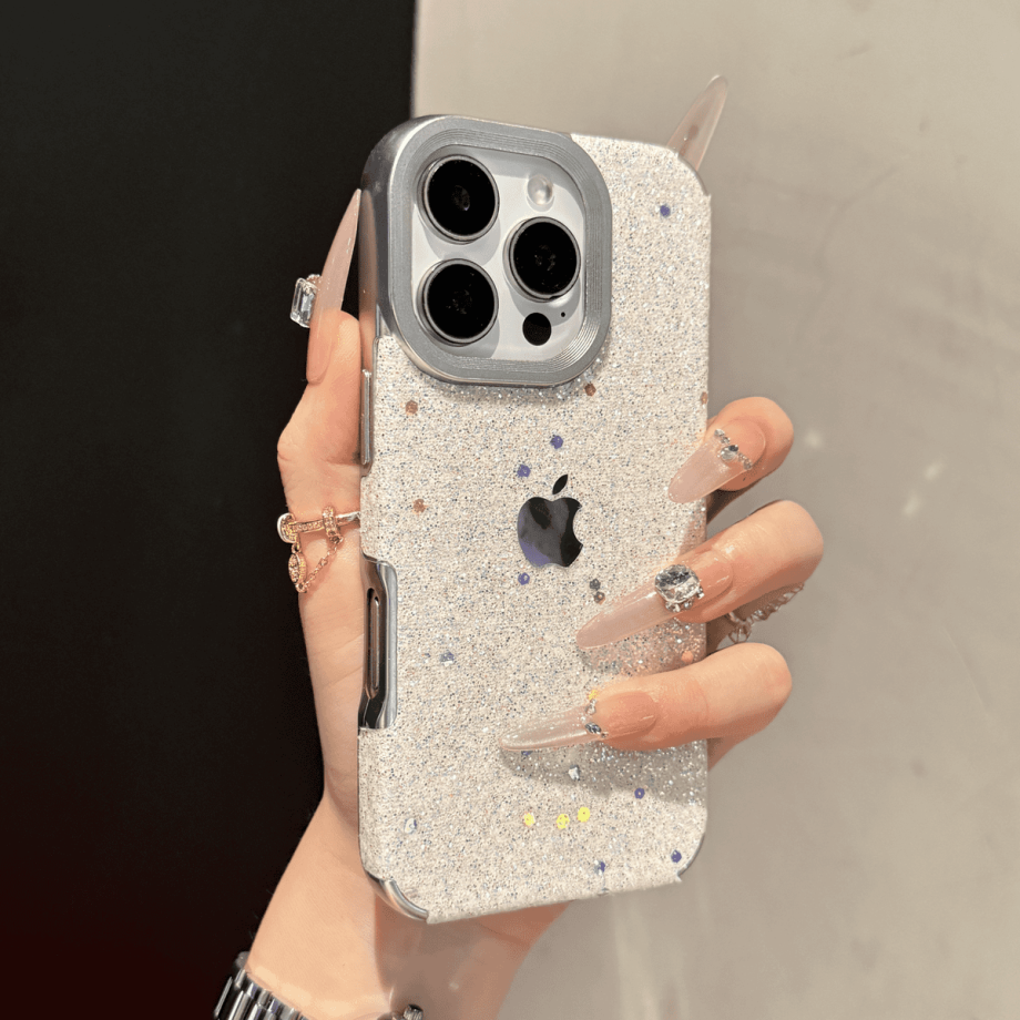 New glittrer electroplated case for iPhone
