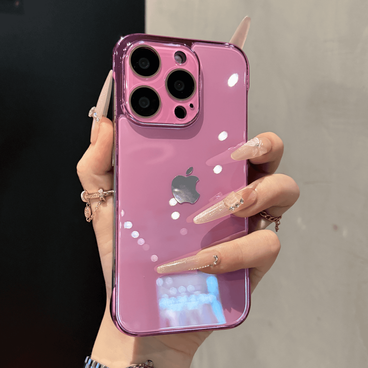New heat dissipation half-wrapped tempered glass phone case
