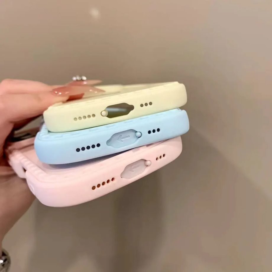 Sliding Dust - plug Silicone Case for iPhone