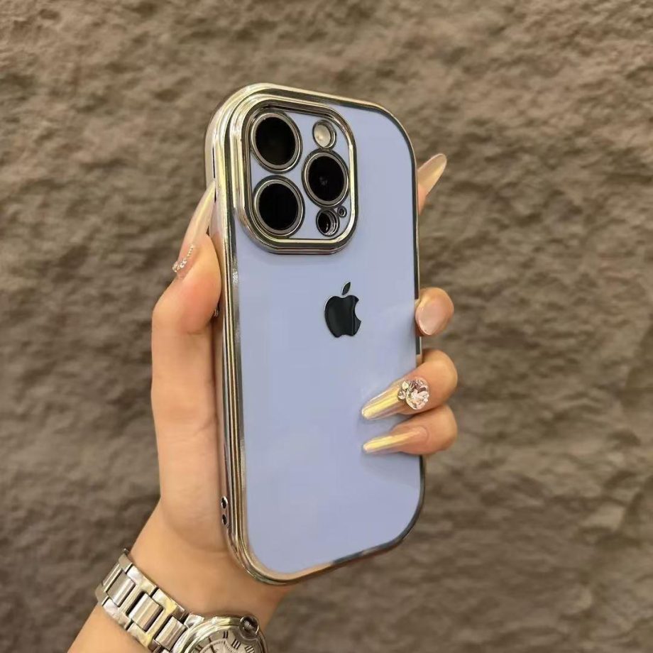 Oval air cushion anti-drop case for iPhone