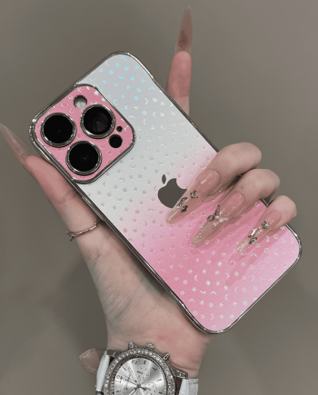 Borderless gradient star case for iPhone