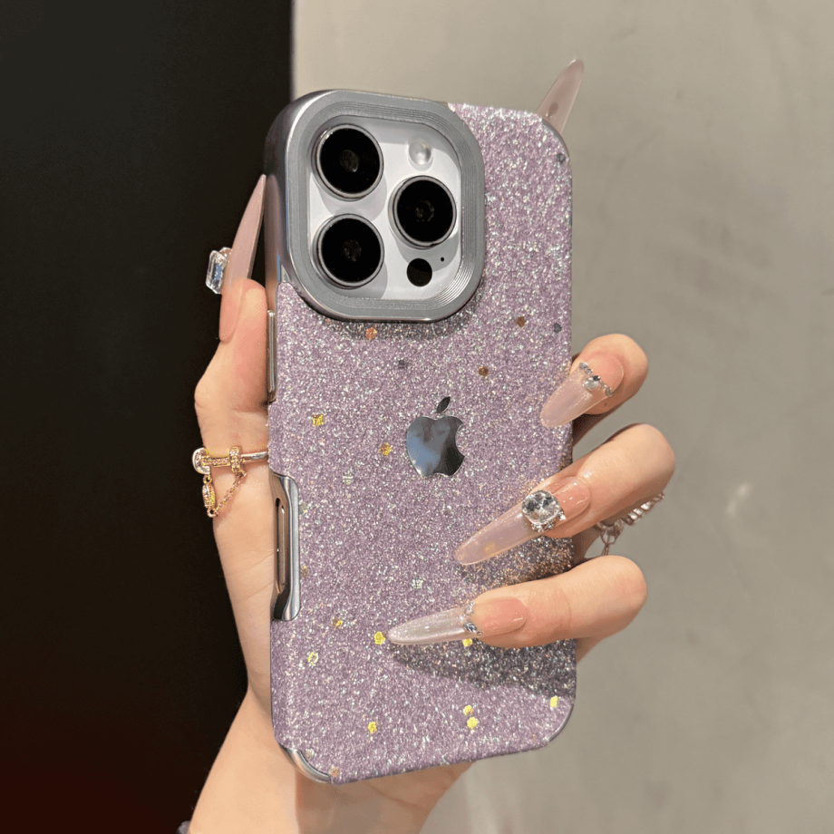 New glittrer electroplated case for iPhone