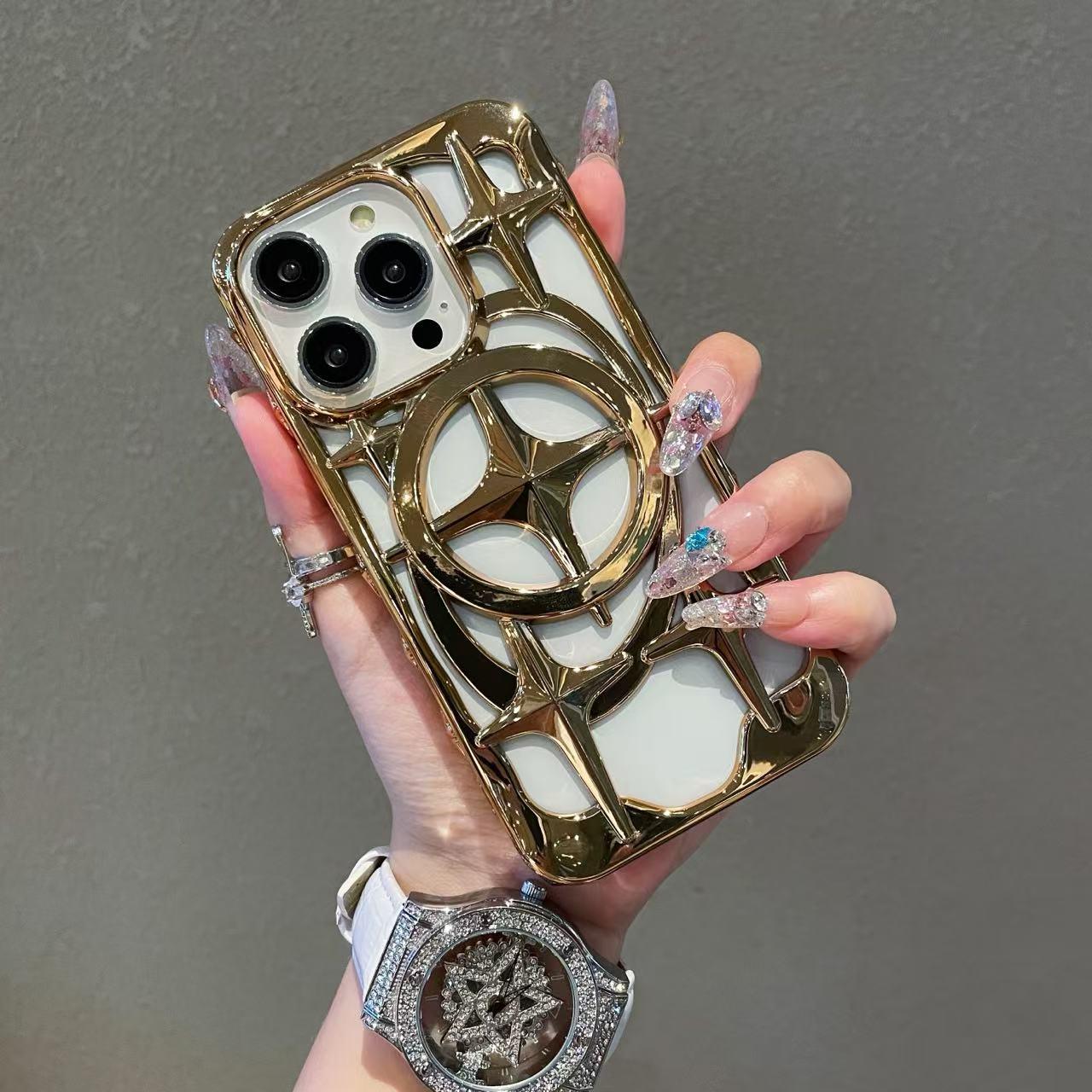Interstellar hollowed-out heat-dissipation magnetic phone case - Image 3