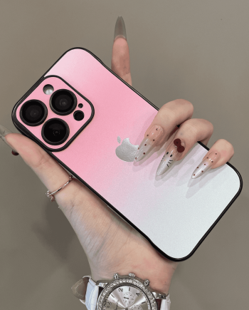 Gradient Borderless Lens Protection Case for iPhone