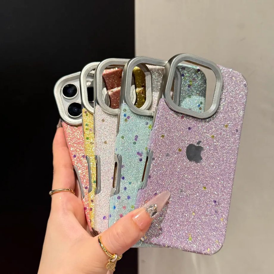 New glittrer electroplated case for iPhone