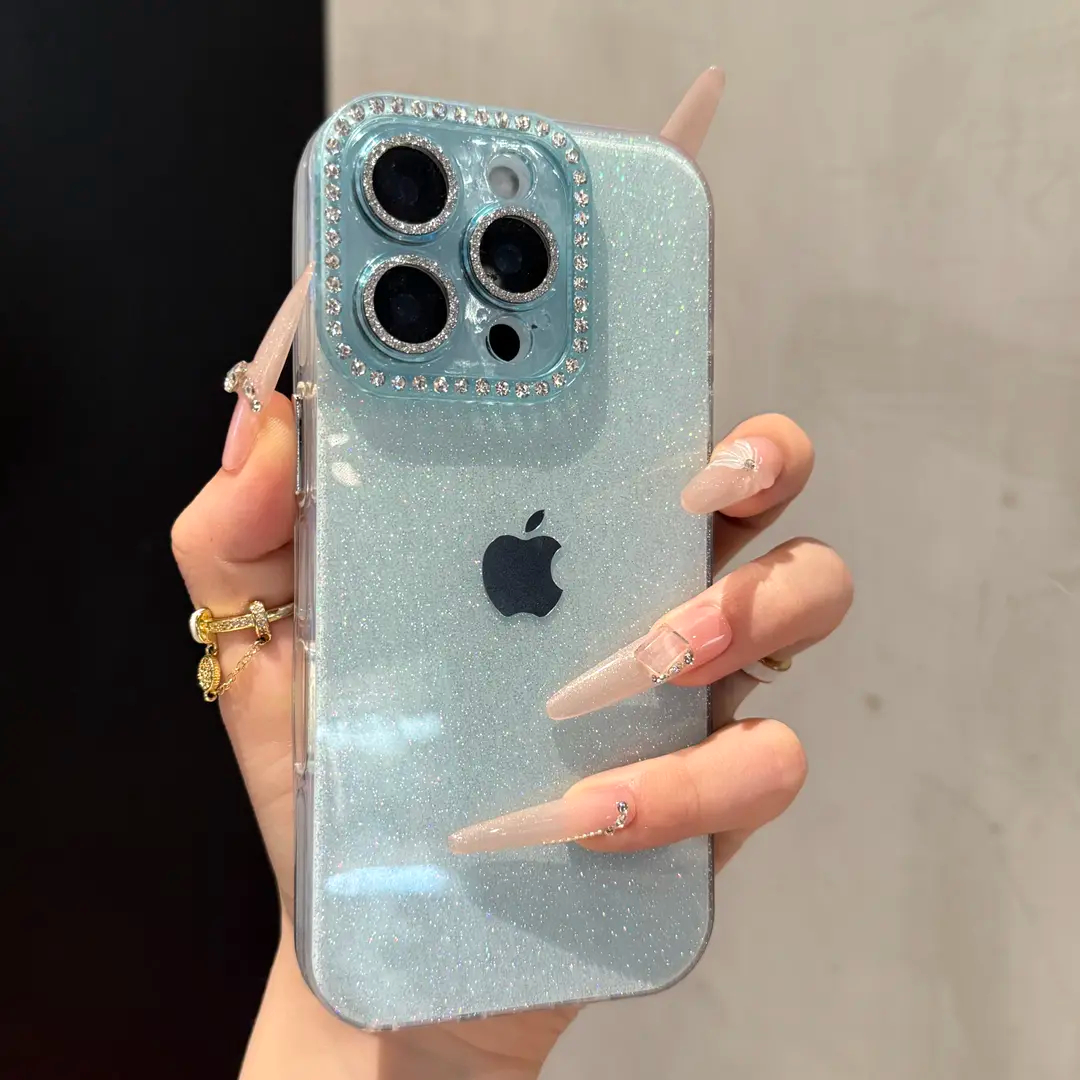 Luxury Glitter Camera Lens Case for iPhone - Image 4