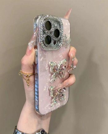 Sparkling Butterfly Case for iPhone