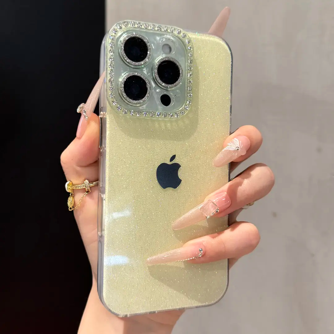 Luxury Glitter Camera Lens Case for iPhone - Image 5