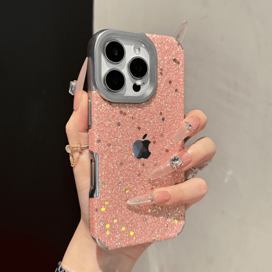 New glittrer electroplated case for iPhone