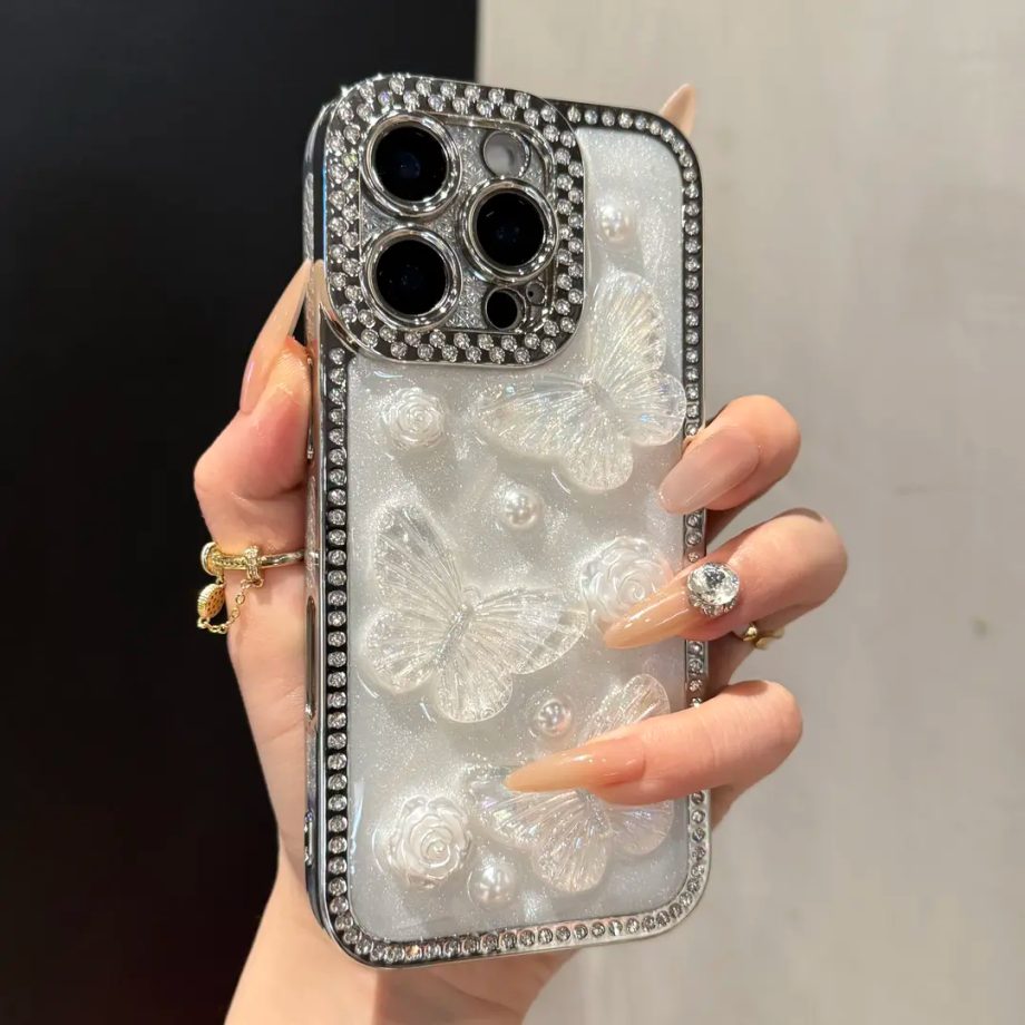 3D Shell-patterned Butterfly Case for iPhone