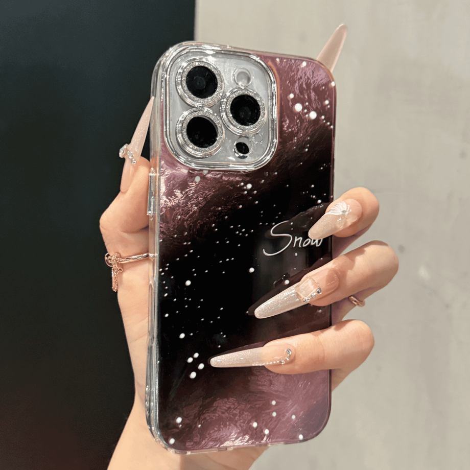 Full Camera Lens Coverage Flower Case for iPhone
