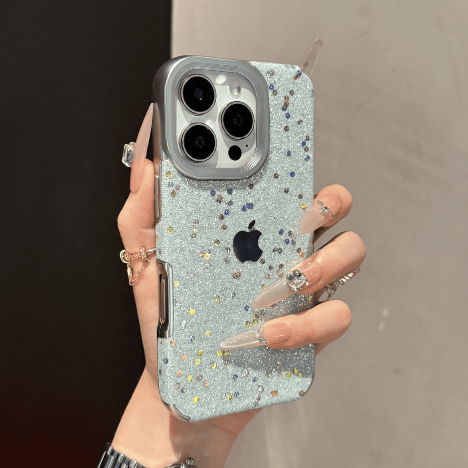 New glittrer electroplated case for iPhone