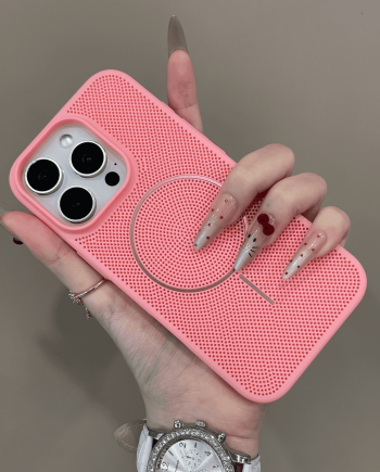 Simple Breathable Mesh Magnetic Case for iphone