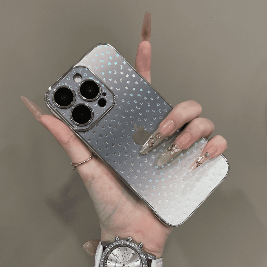 Borderless gradient star case for iPhone