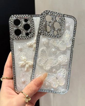 3D Shell-patterned Butterfly Case for iPhone
