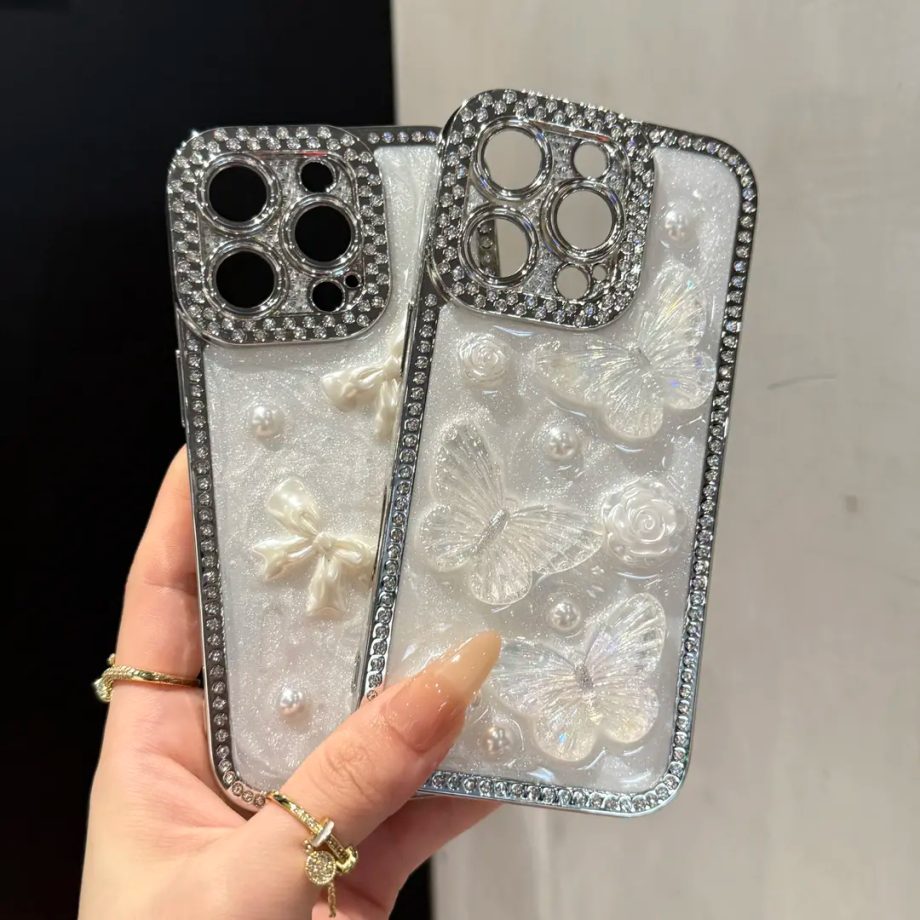 3D Shell-patterned Butterfly Case for iPhone