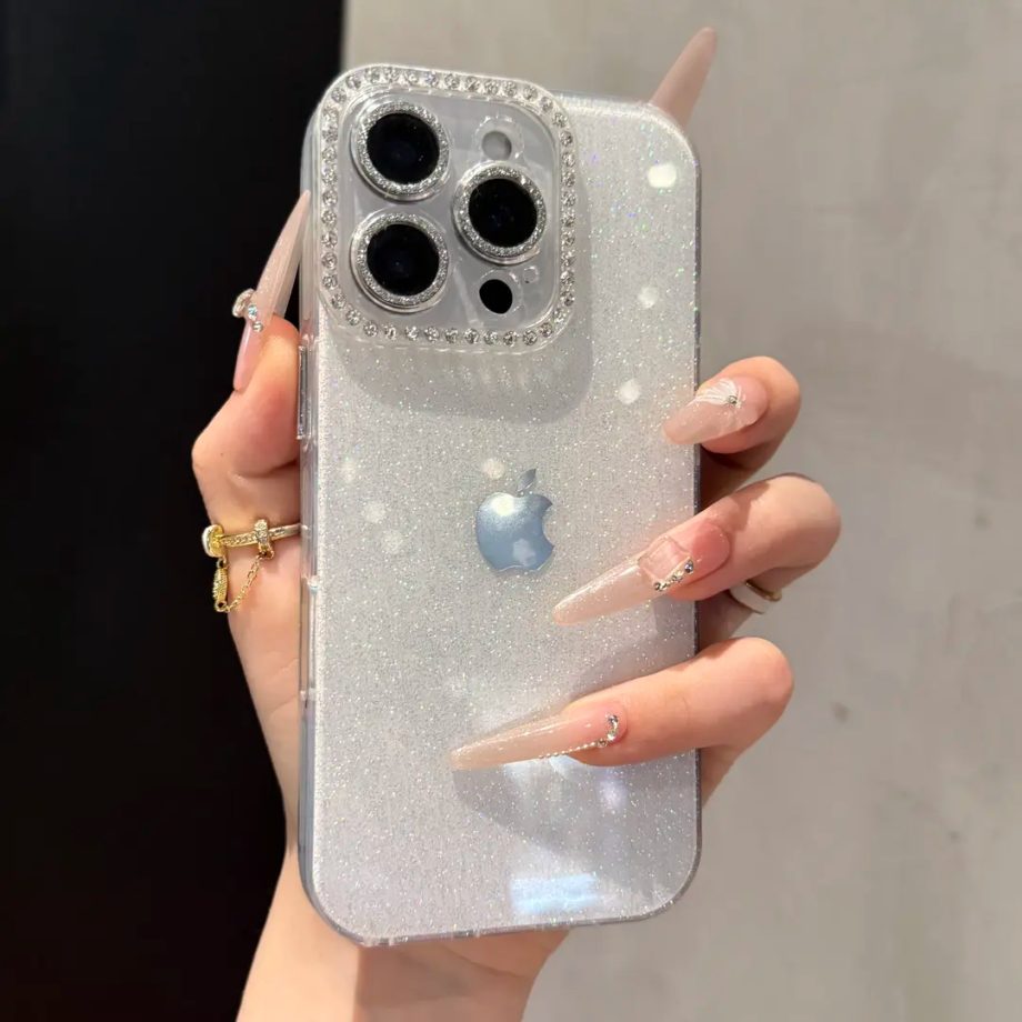 Luxury Glitter Camera Lens Case for iPhone