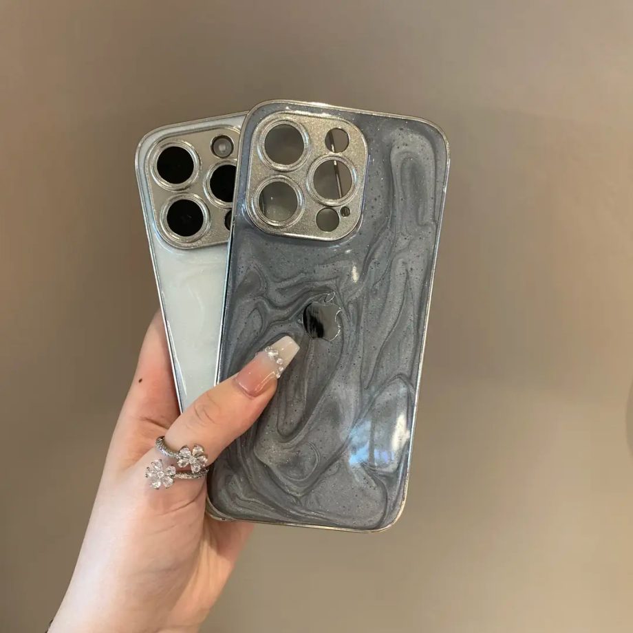 Electroplated anti drop case for iPhone