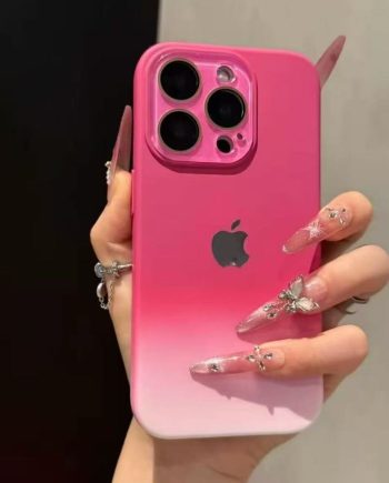 Premium minimalist gradient skin-touch case for iPhone