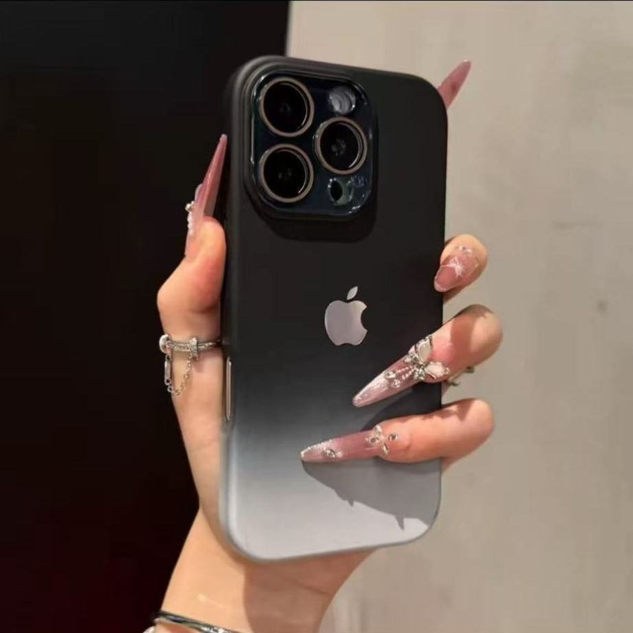 Premium minimalist gradient skin-touch case for iPhone