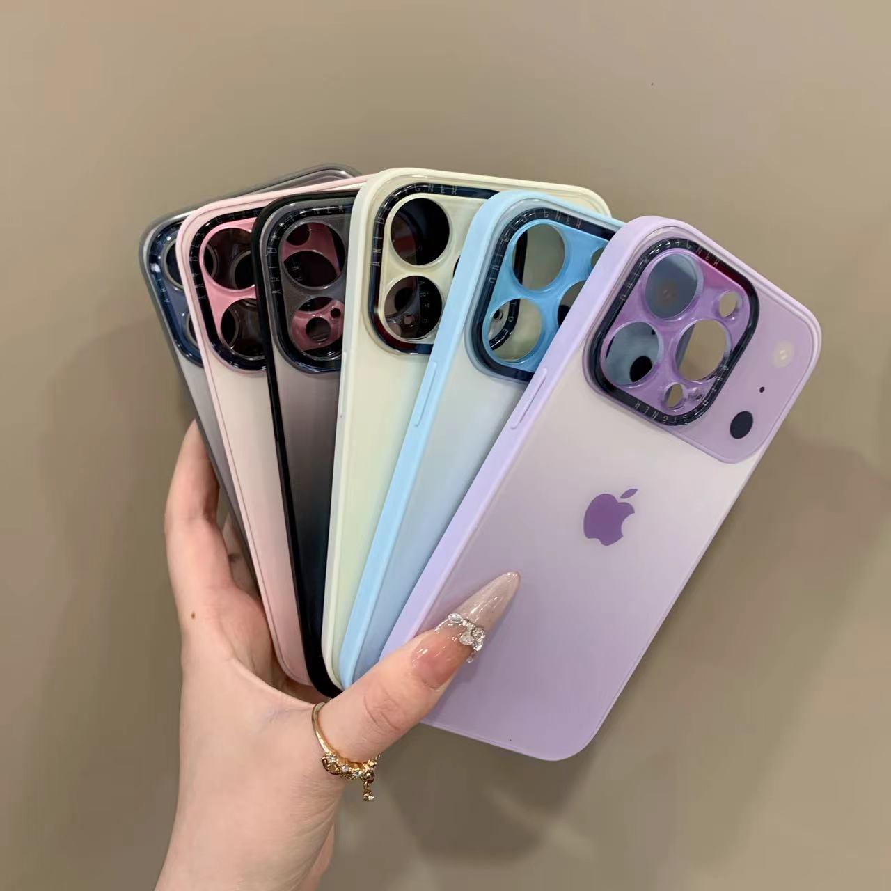 New gradient large window case for iPhone