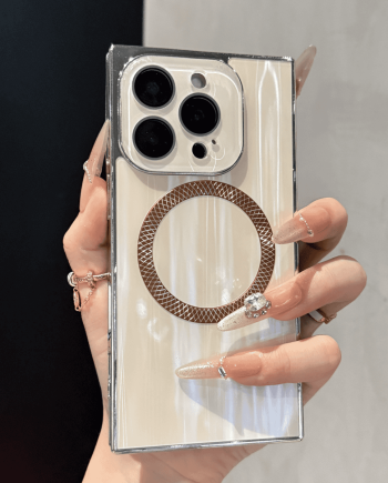 Square Aurora Magnetic Case for iPhone