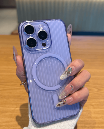 Stereoscopic creative anti-fall magnetic phone case