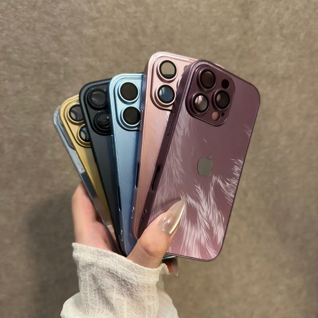 Fox tail lens film case for iPhone