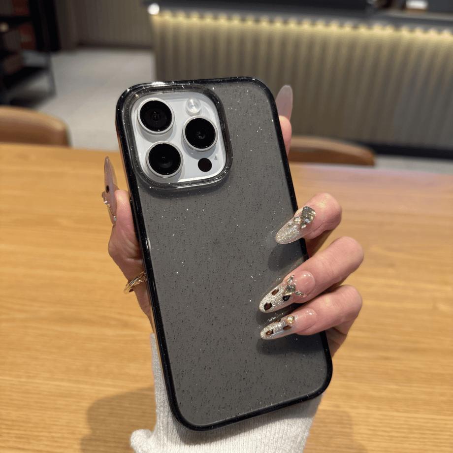 Sparkling powder starry sky case for iPhone