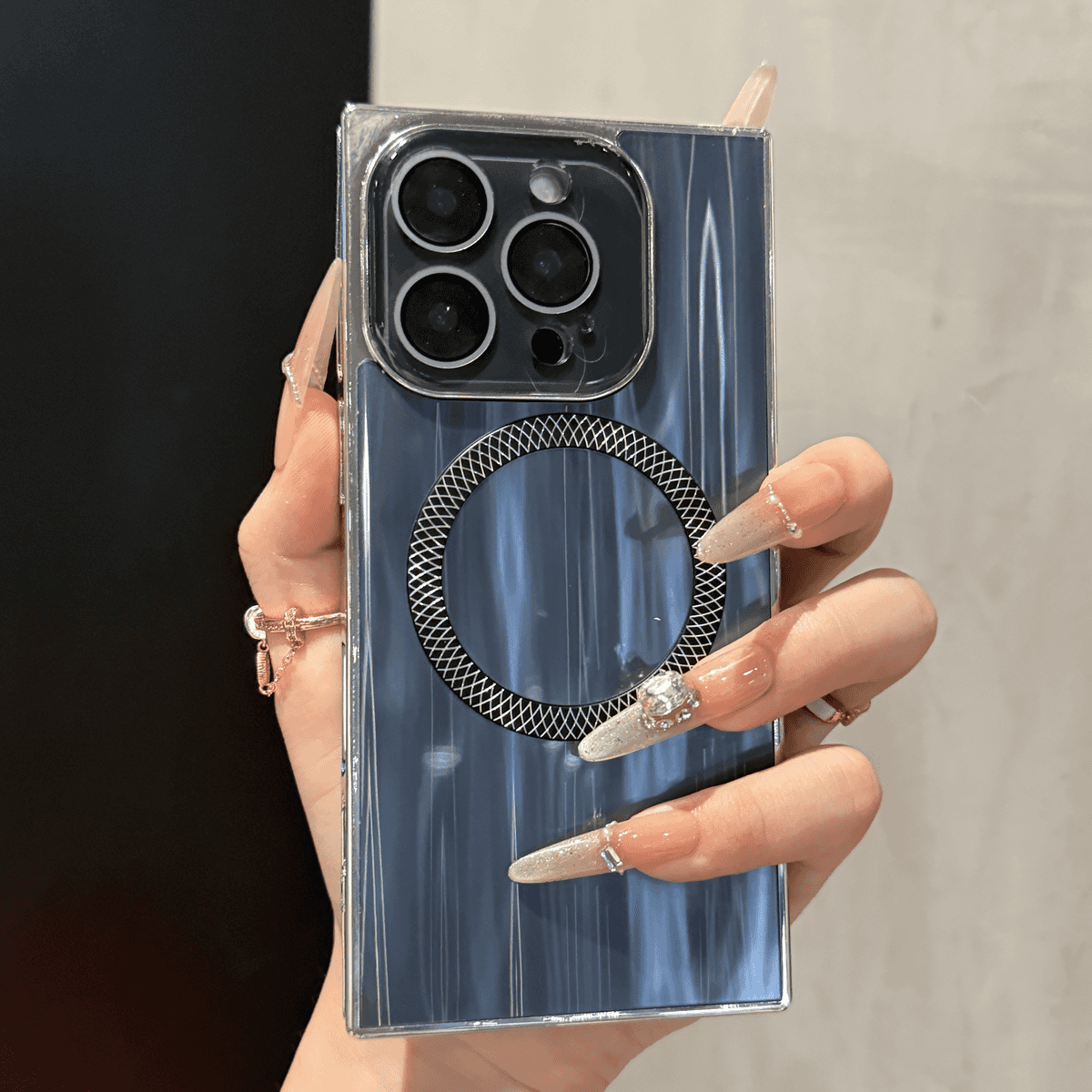 Square Aurora Magnetic Case for iPhone - Image 2