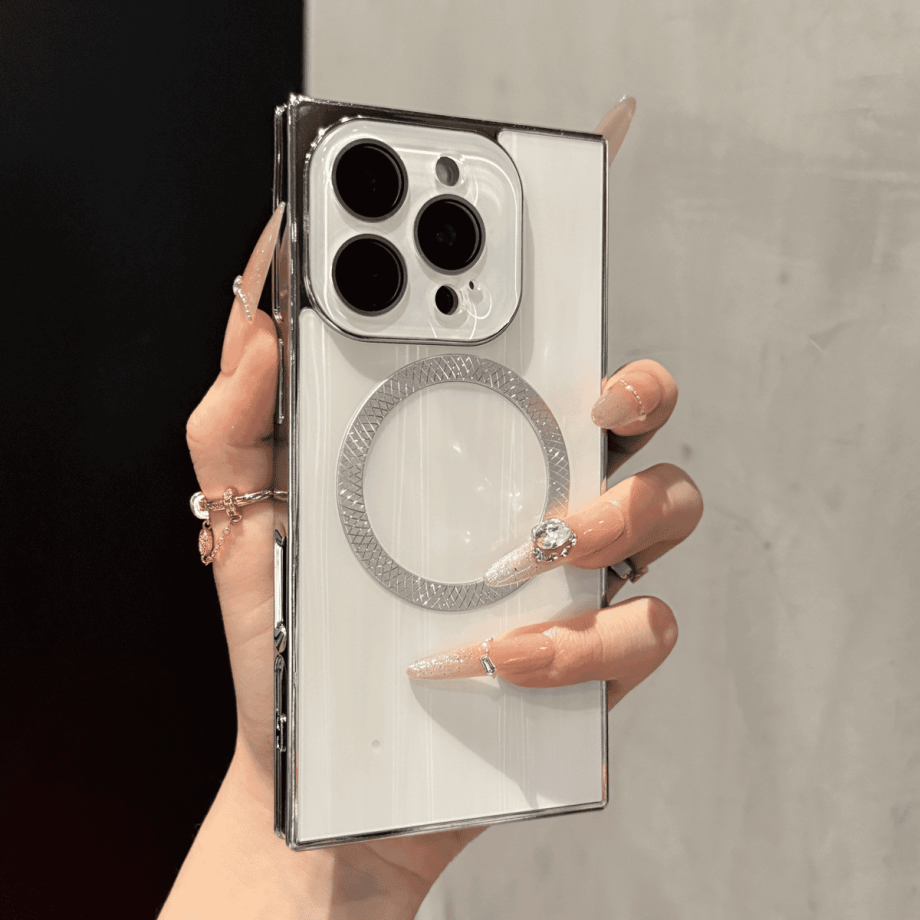 Square Aurora Magnetic Case for iPhone