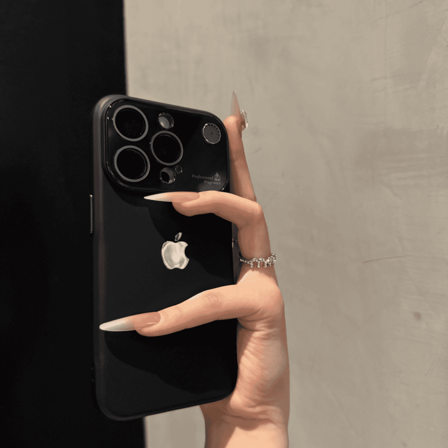 Large-window liquid silicone aroma case for iPhone