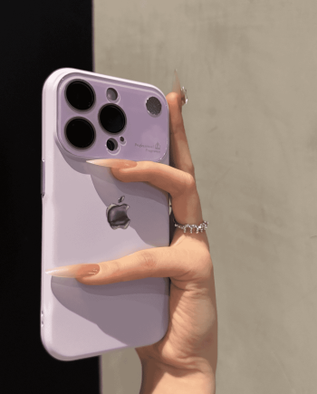 Large-window liquid silicone aroma case for iPhone